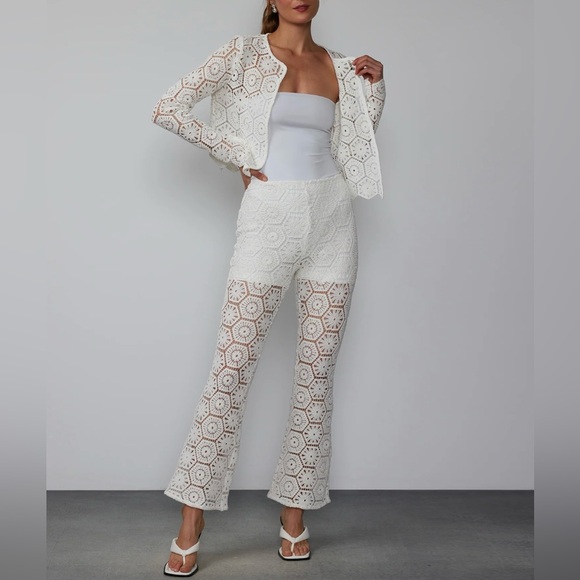 New York & Company Pants - NY&C High Rise Crochet Bootcut Pant